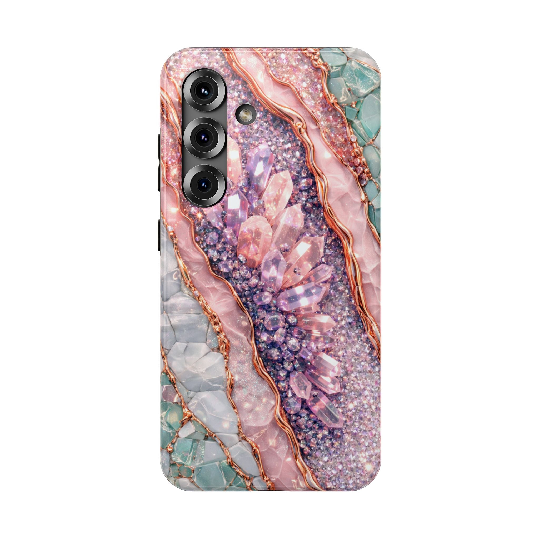 Samsung Galaxy case Impact-Resistant phone cover 25, 26 - Crystal Print