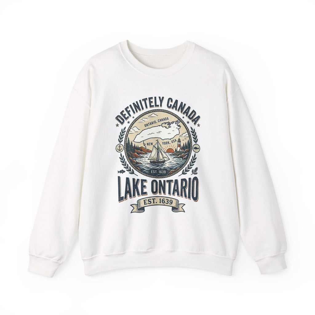 Lake Ontario Sweatshirt for Girls, Cute Ontario Crewneck, Canadian Girl Sweatshirt, Lake Lover Gift, Canada Pullover, Youth Sweatshirt