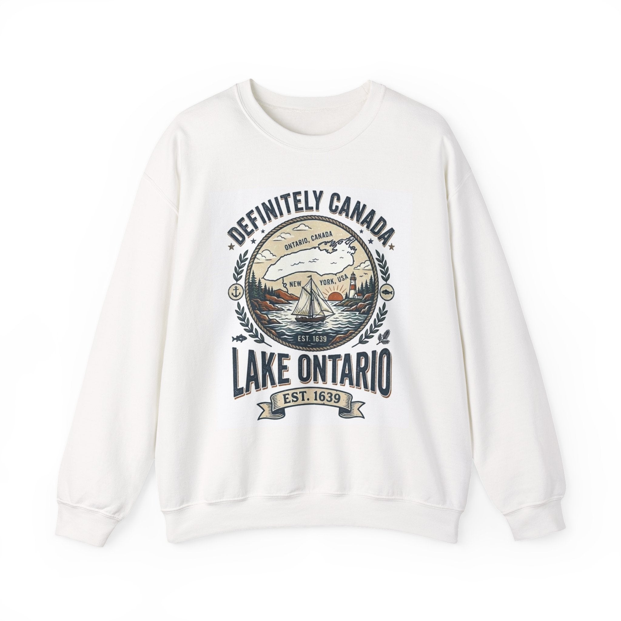 Lake Ontario Sweatshirt for Girls, Cute Ontario Crewneck, Canadian Girl Sweatshirt, Lake Lover Gift, Canada Pullover, Youth Sweatshirt