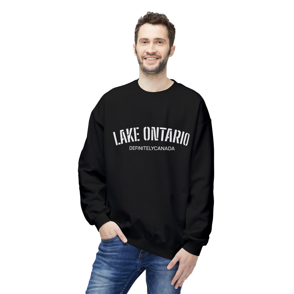 Lake Ontario Crewneck Sweatshirt, Unisex Ontario Sweatshirt, Minimalist Canada Sweatshirt, Canadian Lake Pullover, Lake Lover Gift