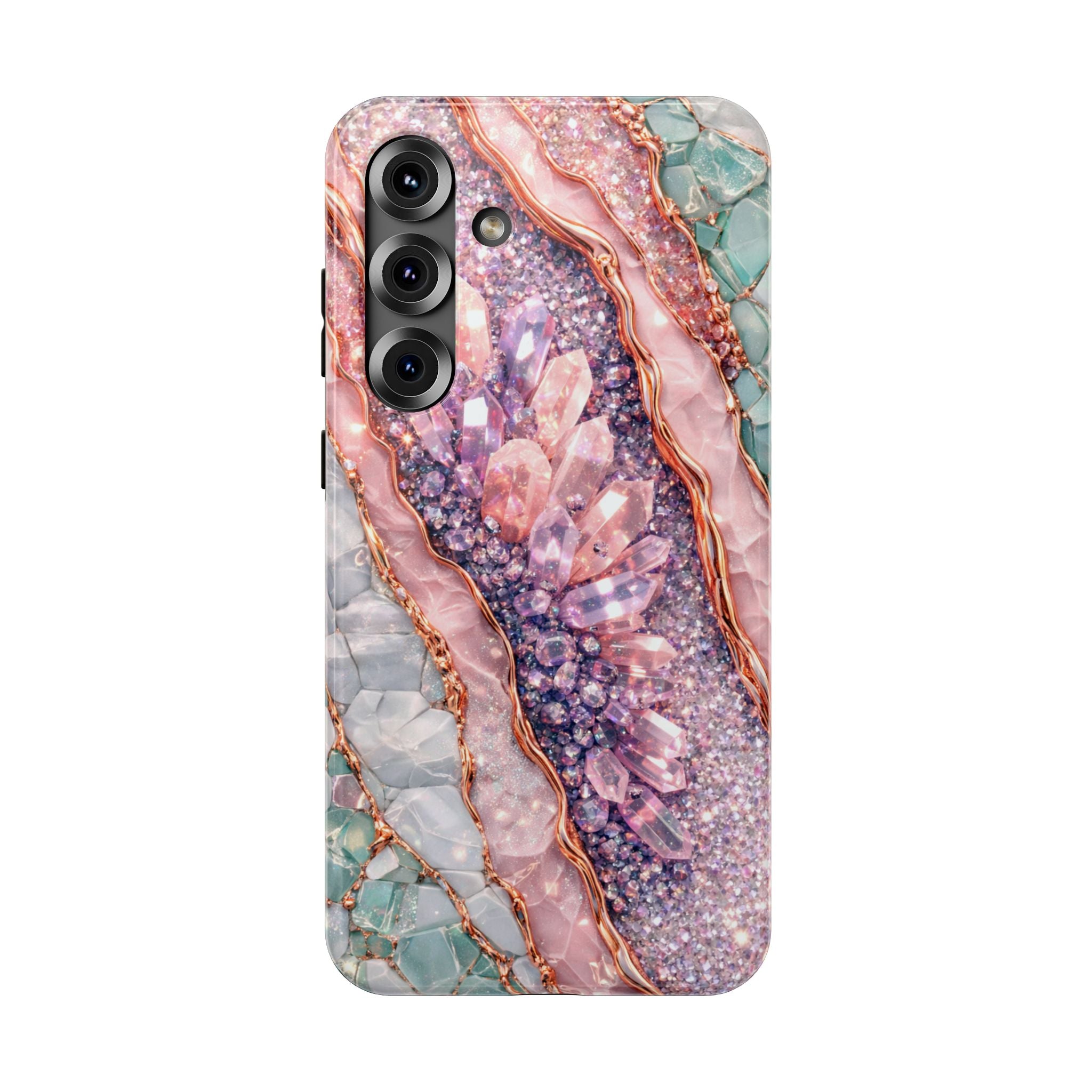 Samsung Galaxy case Impact-Resistant phone cover 25, 26 - Crystal Print