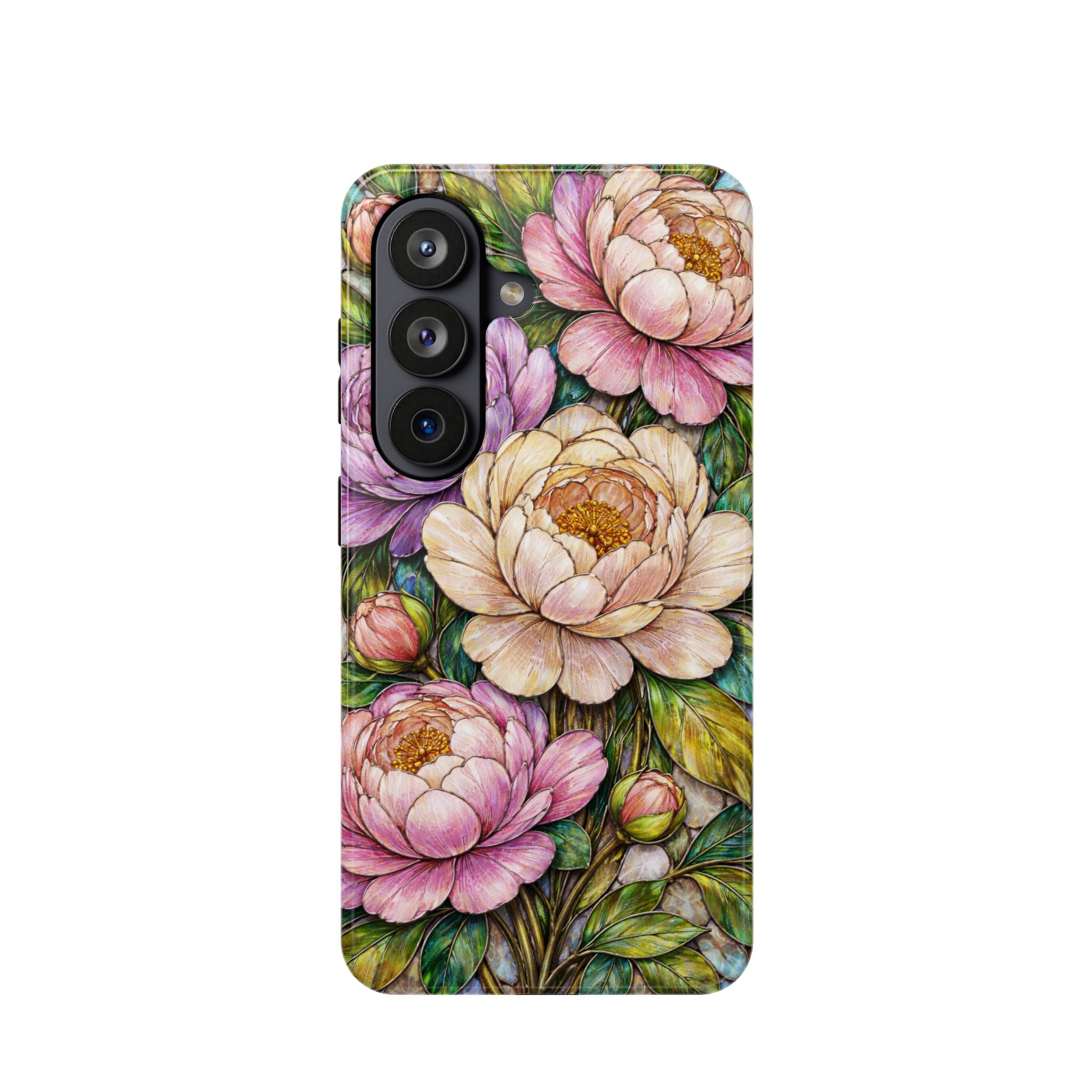 Samsung Galaxy case Impact-Resistant phone cover 25, 26 - Rose Flower