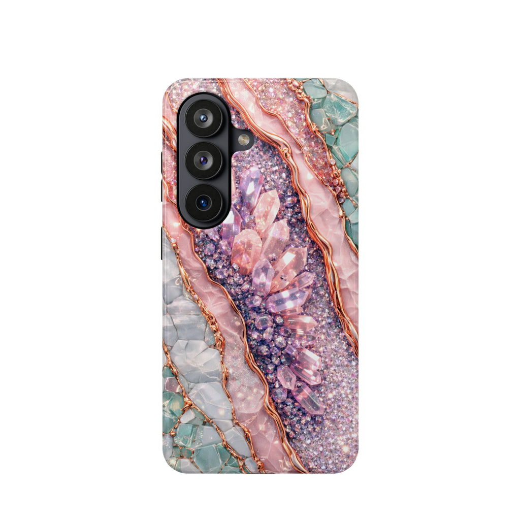Samsung Galaxy case Impact-Resistant phone cover 25, 26 - Crystal Print