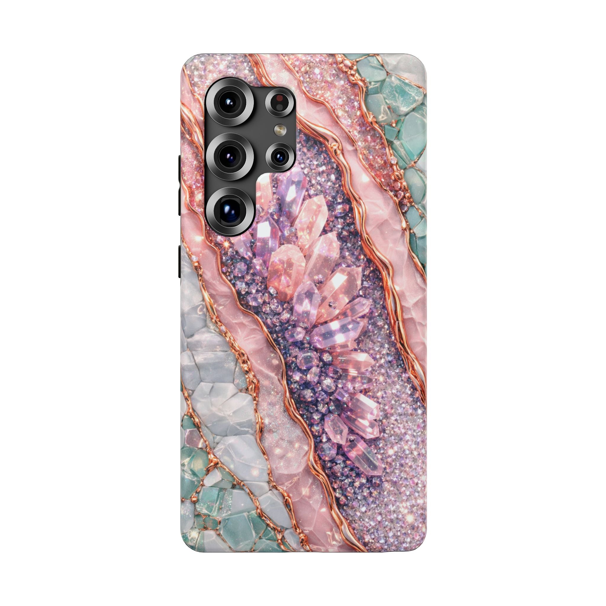 Samsung Galaxy case Impact-Resistant phone cover 25, 26 - Crystal Print
