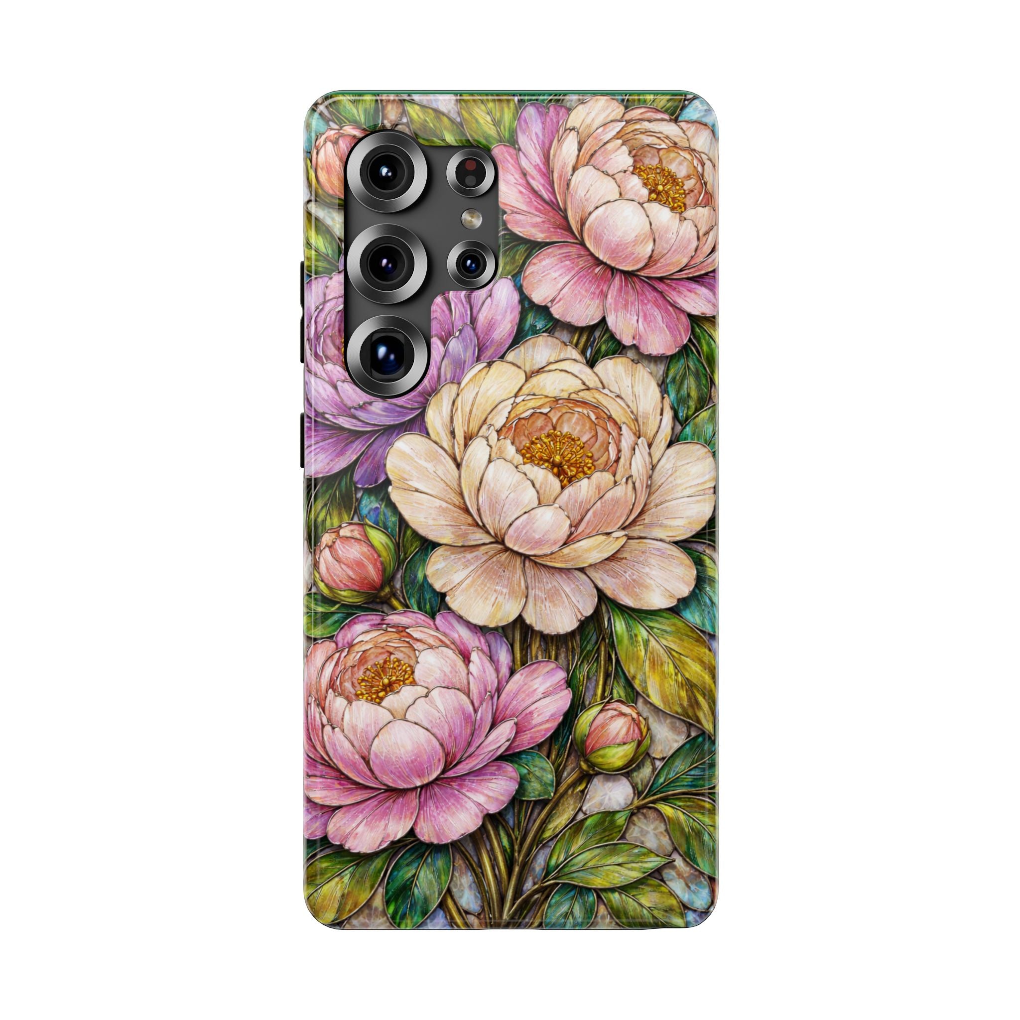 Samsung Galaxy case Impact-Resistant phone cover 25, 26 - Rose Flower
