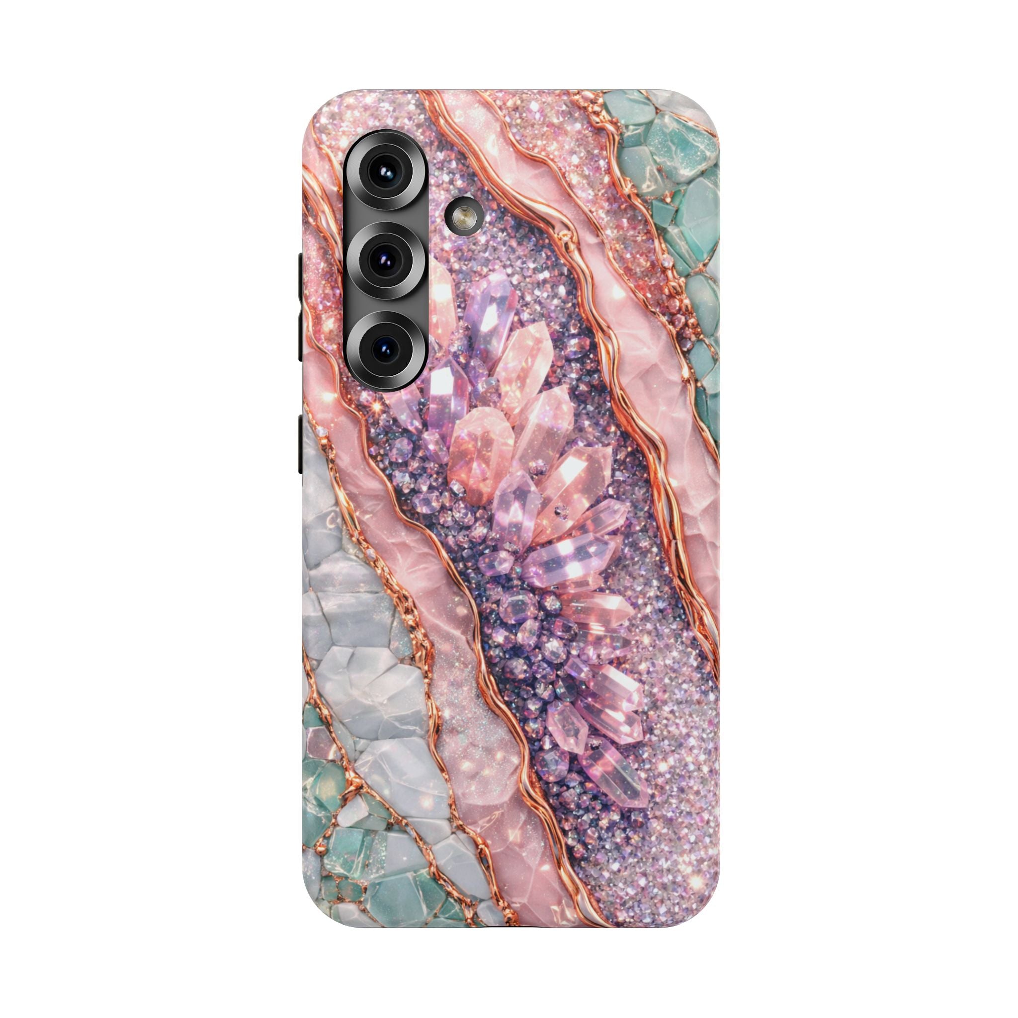 Samsung Galaxy case Impact-Resistant phone cover 25, 26 - Crystal Print