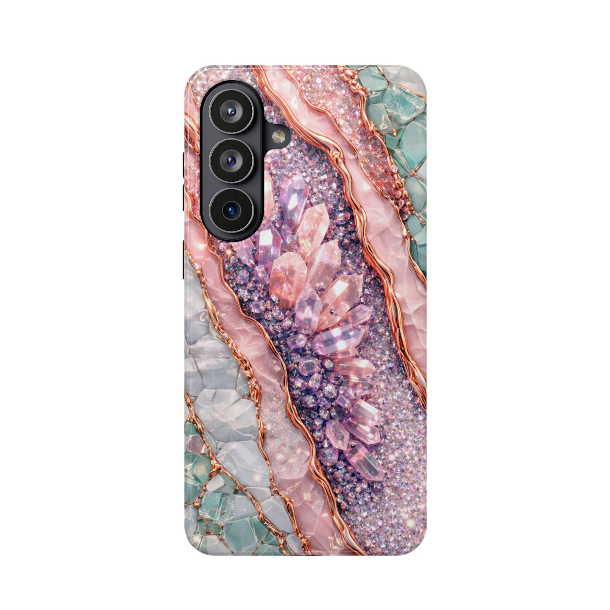 Samsung Galaxy case Impact-Resistant phone cover 25, 26 - Crystal Print