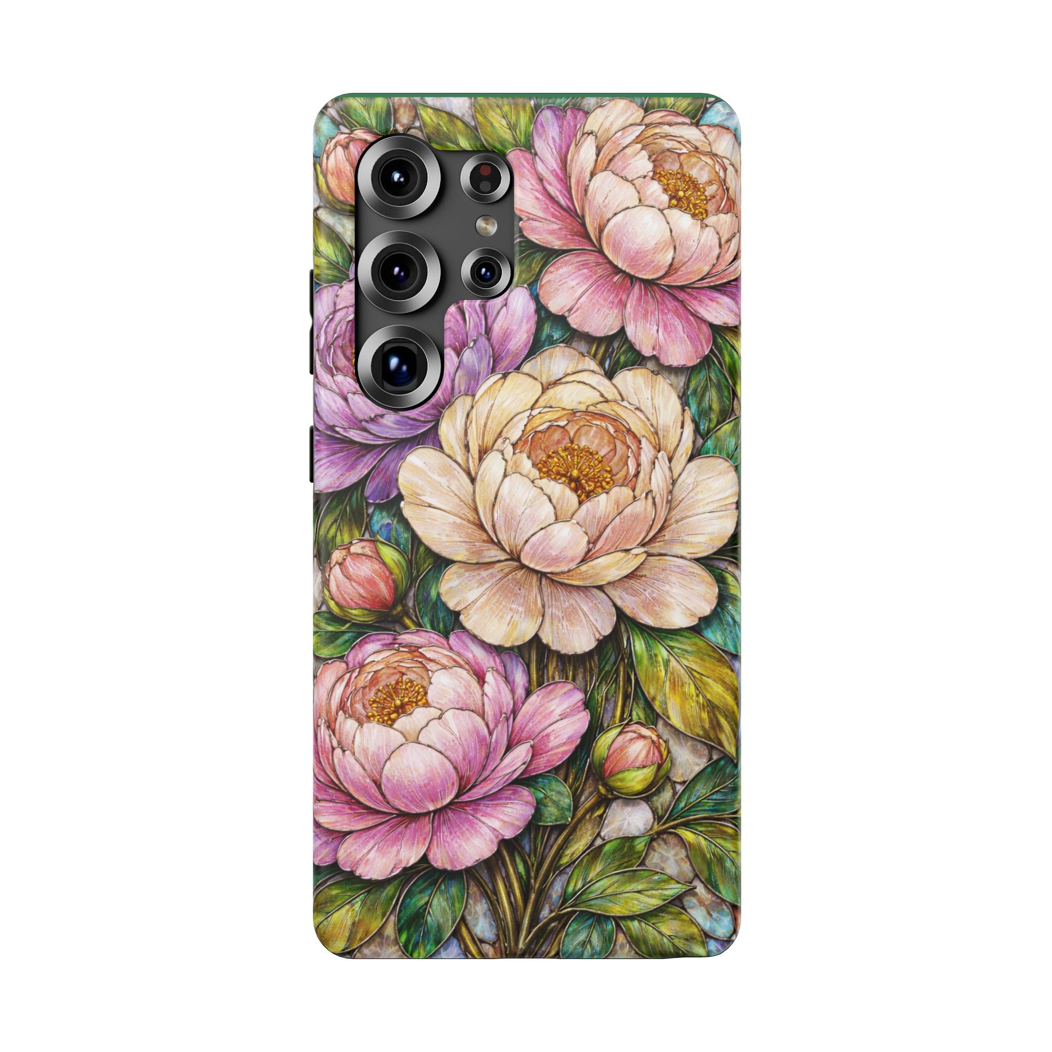 Samsung Galaxy case Impact-Resistant phone cover 25, 26 - Rose Flower