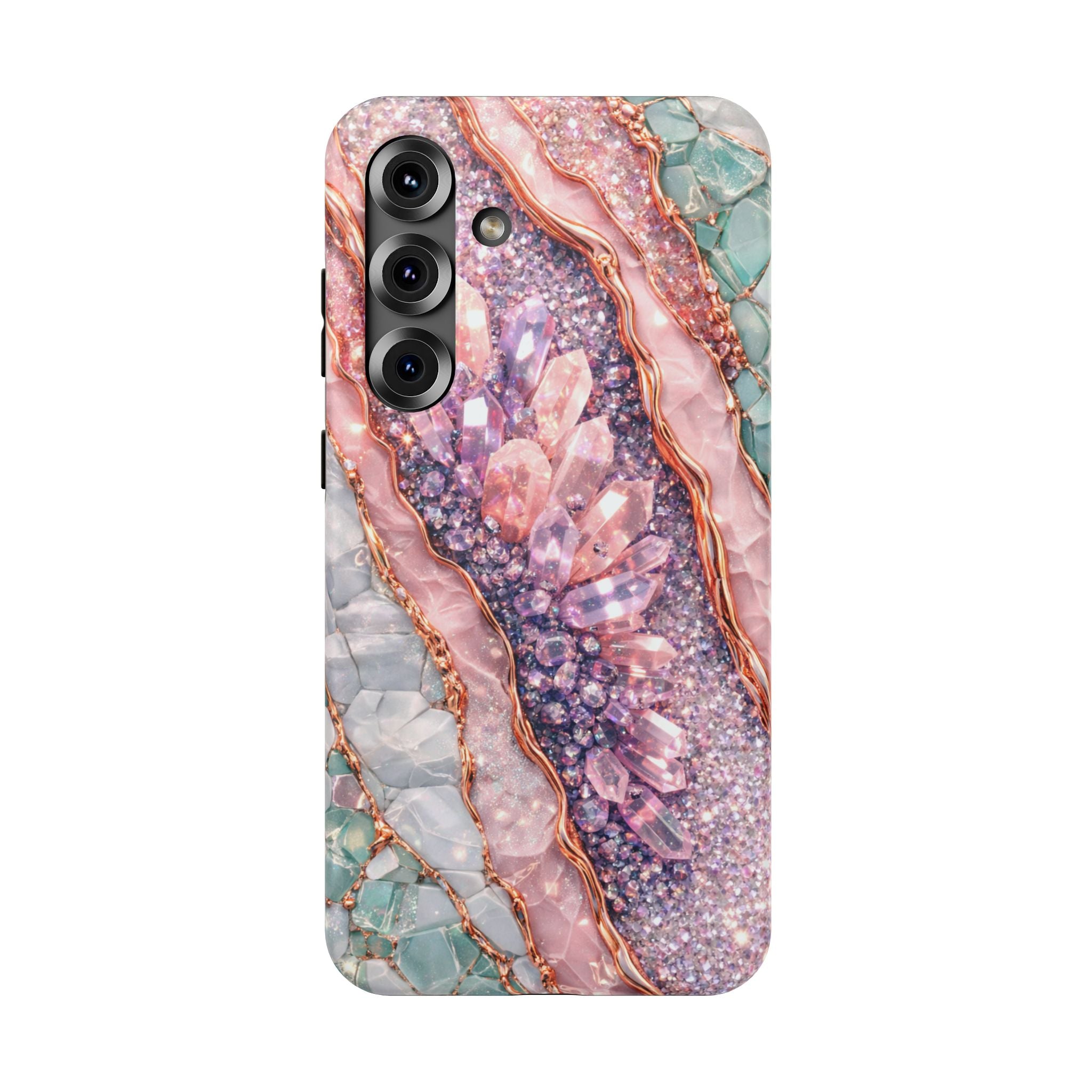 Samsung Galaxy case Impact-Resistant phone cover 25, 26 - Crystal Print