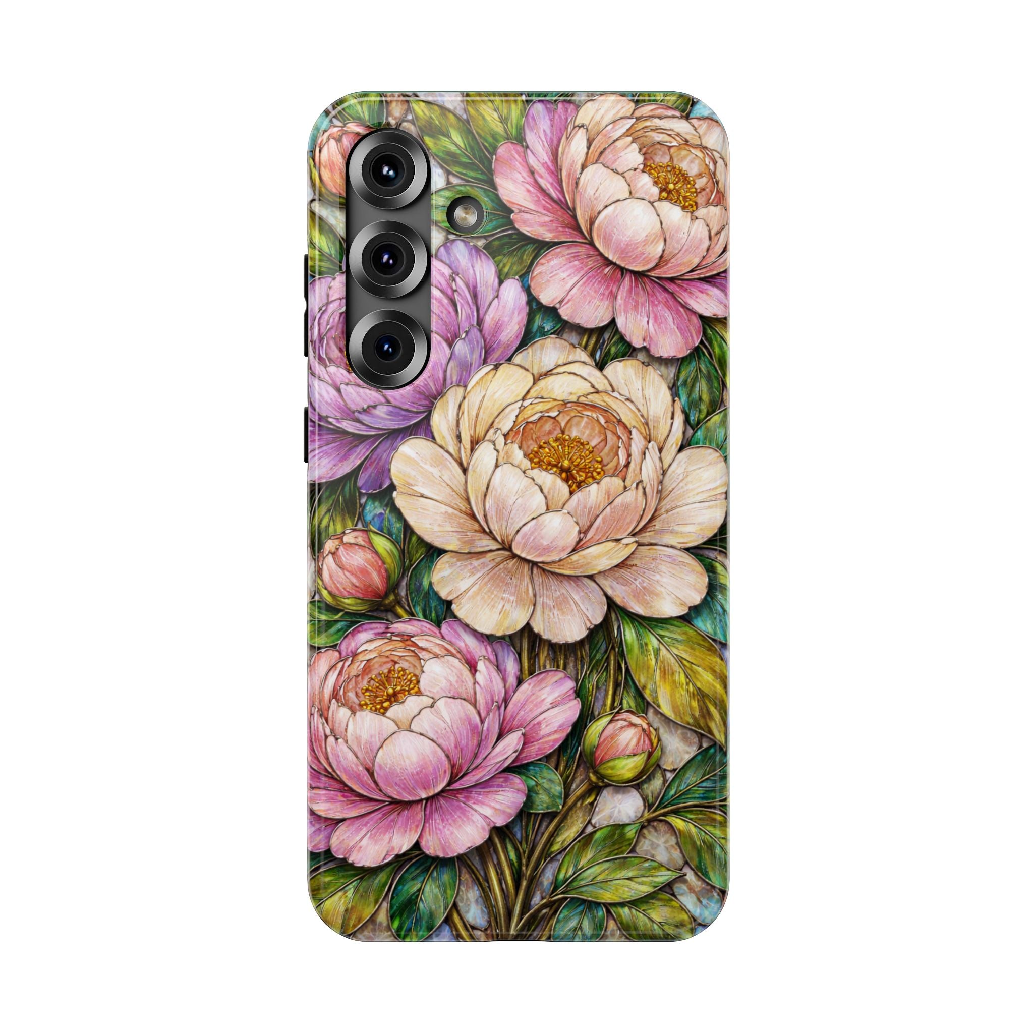 Samsung Galaxy case Impact-Resistant phone cover 25, 26 - Rose Flower
