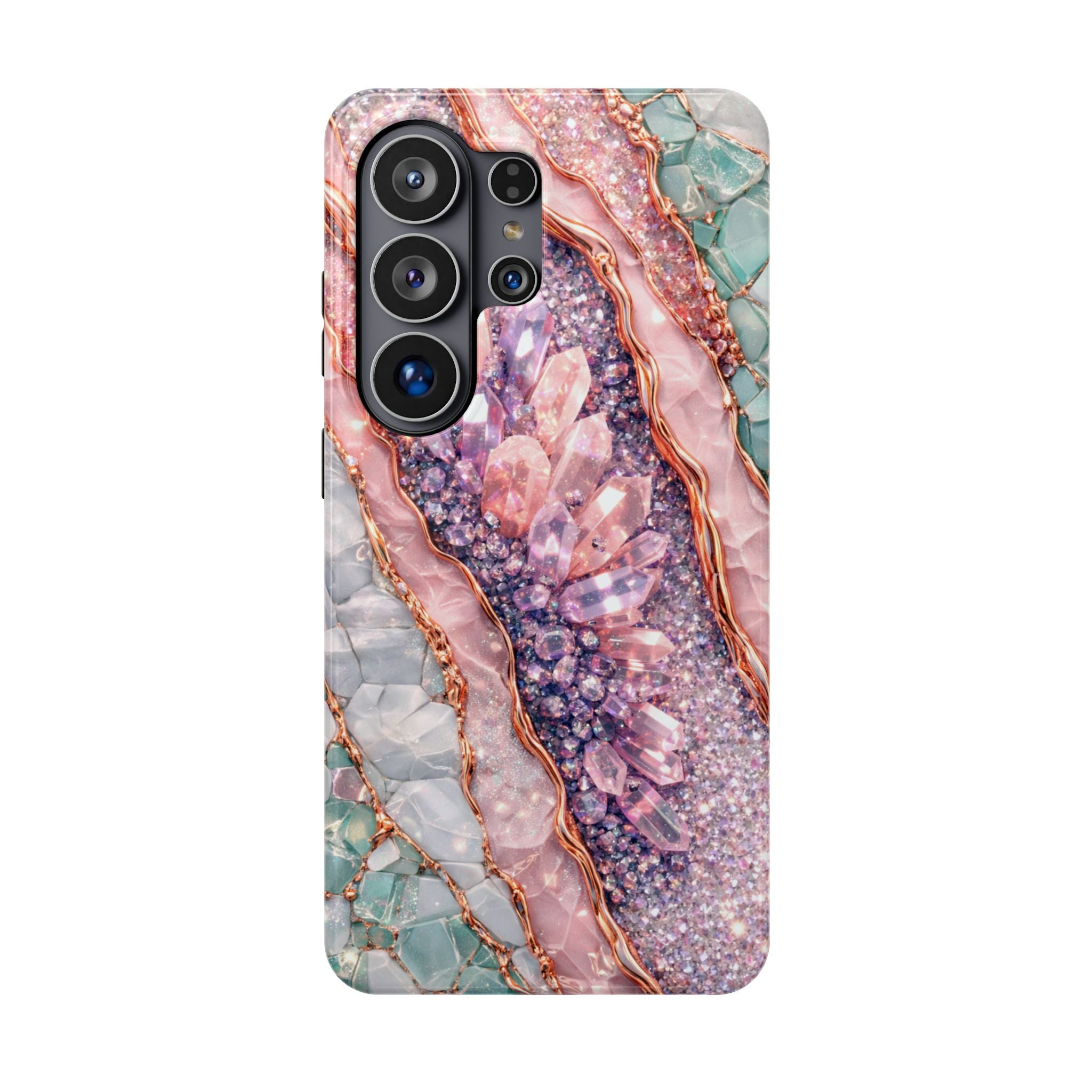 Samsung Galaxy case Impact-Resistant phone cover 25, 26 - Crystal Print