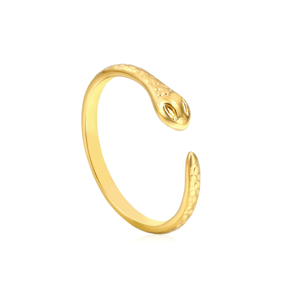 Serpent Embrace Statement Ring