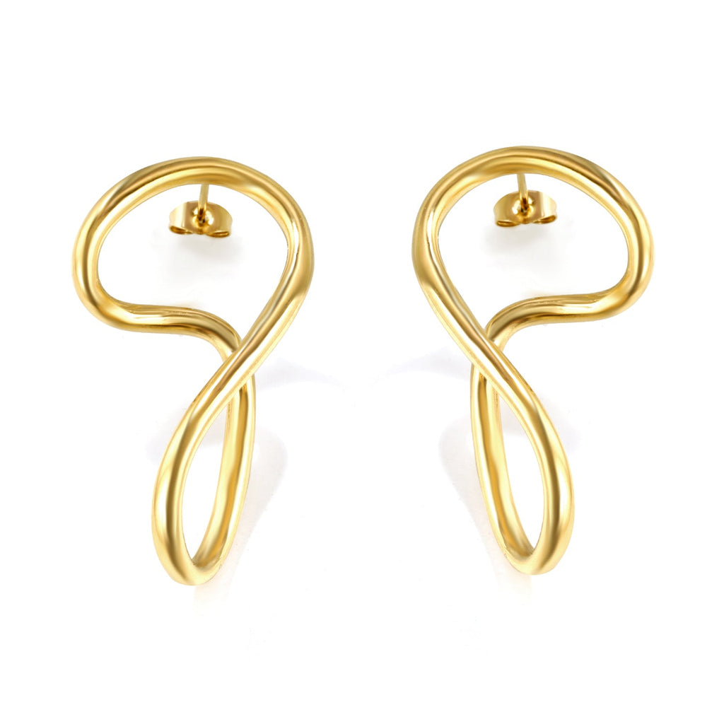 Chic Curved Hoop Earrings