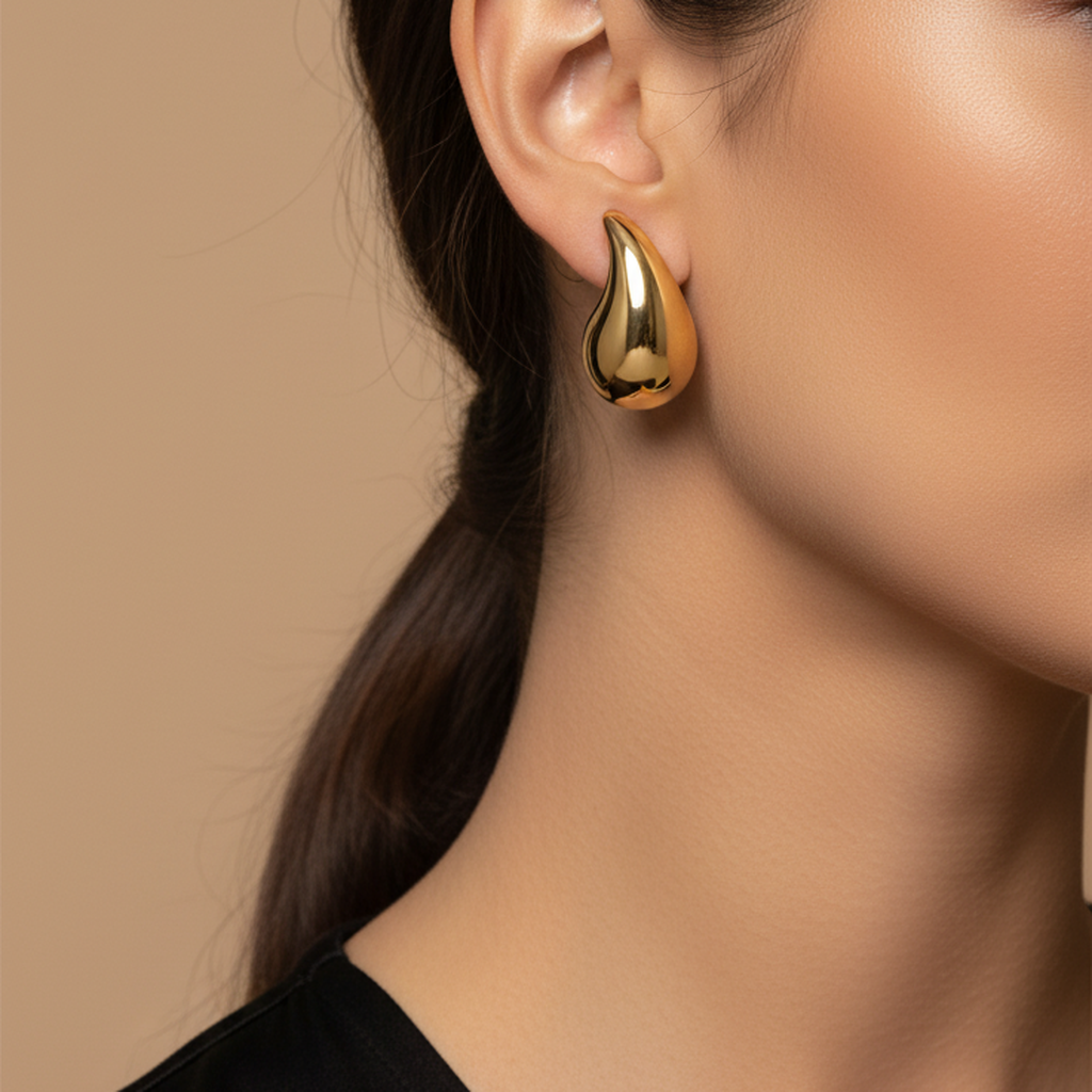 Radiant Oval Drop Earrings