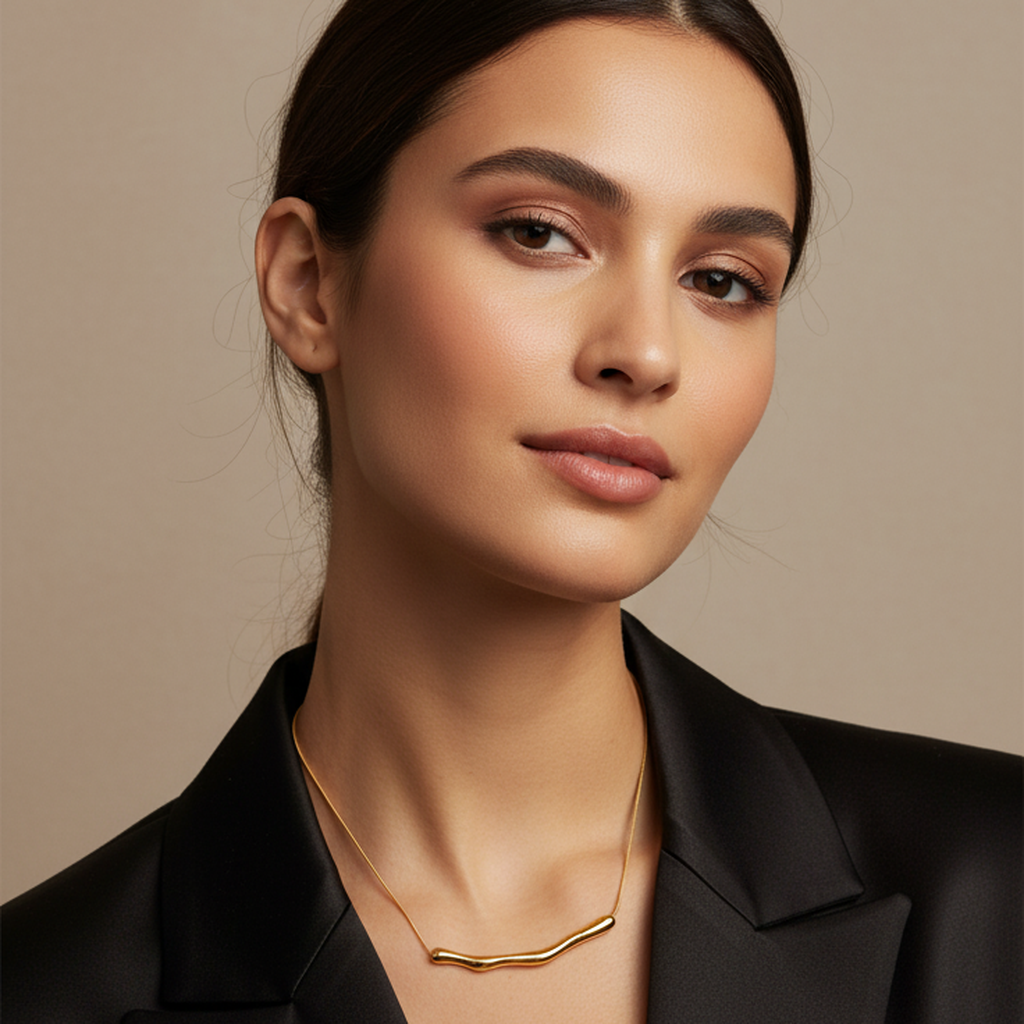 Waveform Pendant Necklace