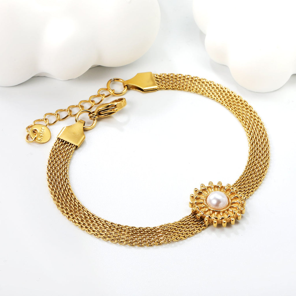 Sunlit Pearl Bracelet