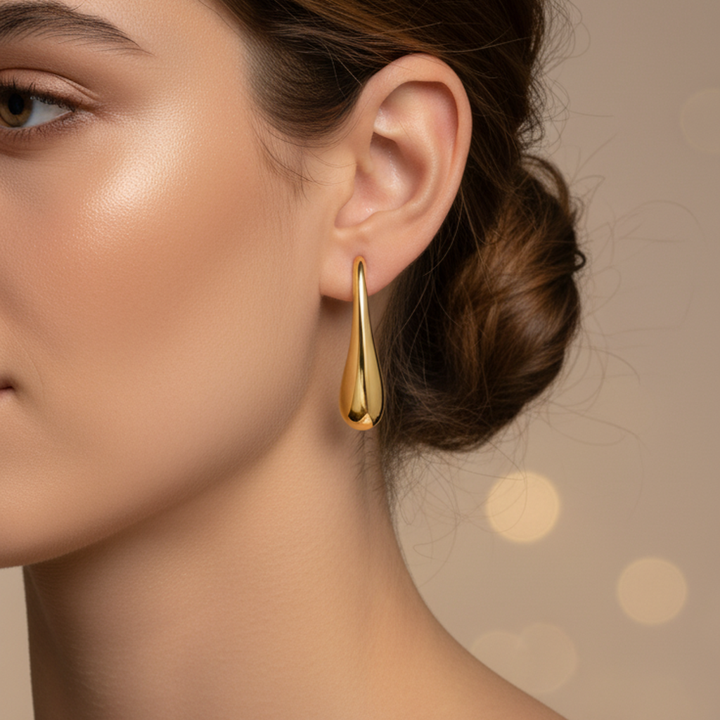 Radiant Teardrop Statement Earrings