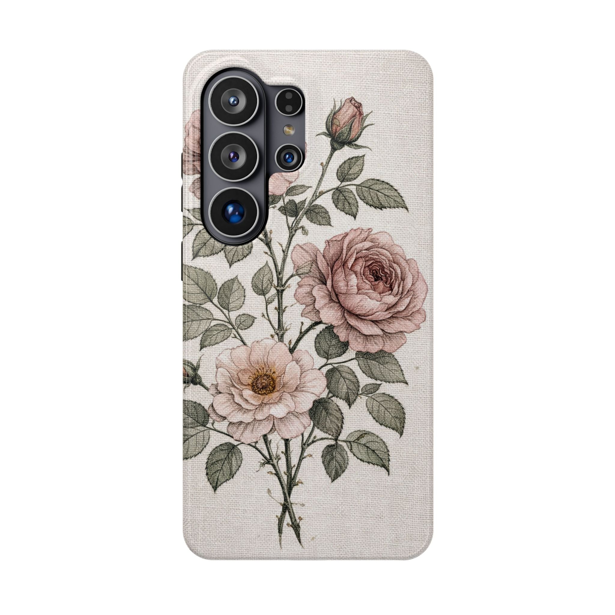 Samsung Galaxy case Impact-Resistant phone cover 25, 26 - Rose Flower