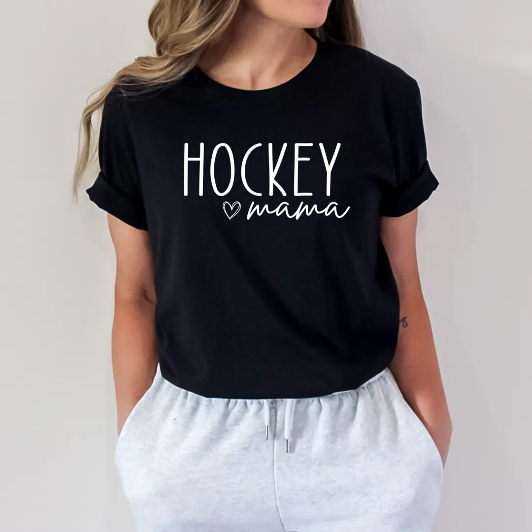 Hockey Mama Shirt, Crewneck Sweatshirt & Hoodie – Rustic Girls