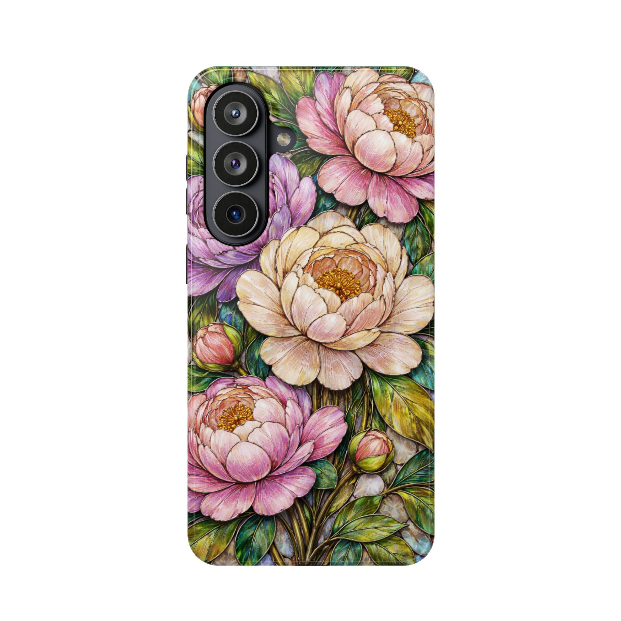 Samsung Galaxy case Impact-Resistant phone cover 25, 26 - Rose Flower