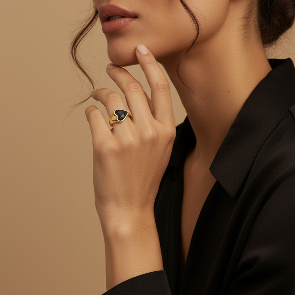 Radiant Dual-Tone Ring Set