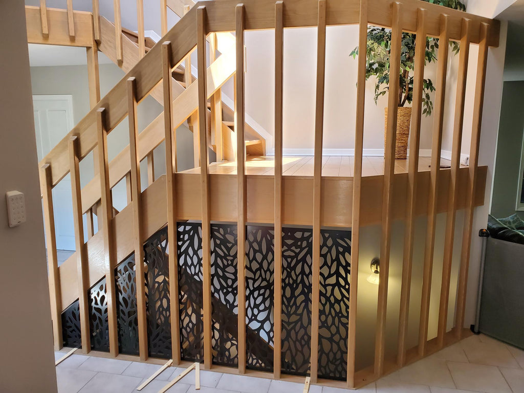 Metal Privacy Screen Decorative Circular Design - CR04