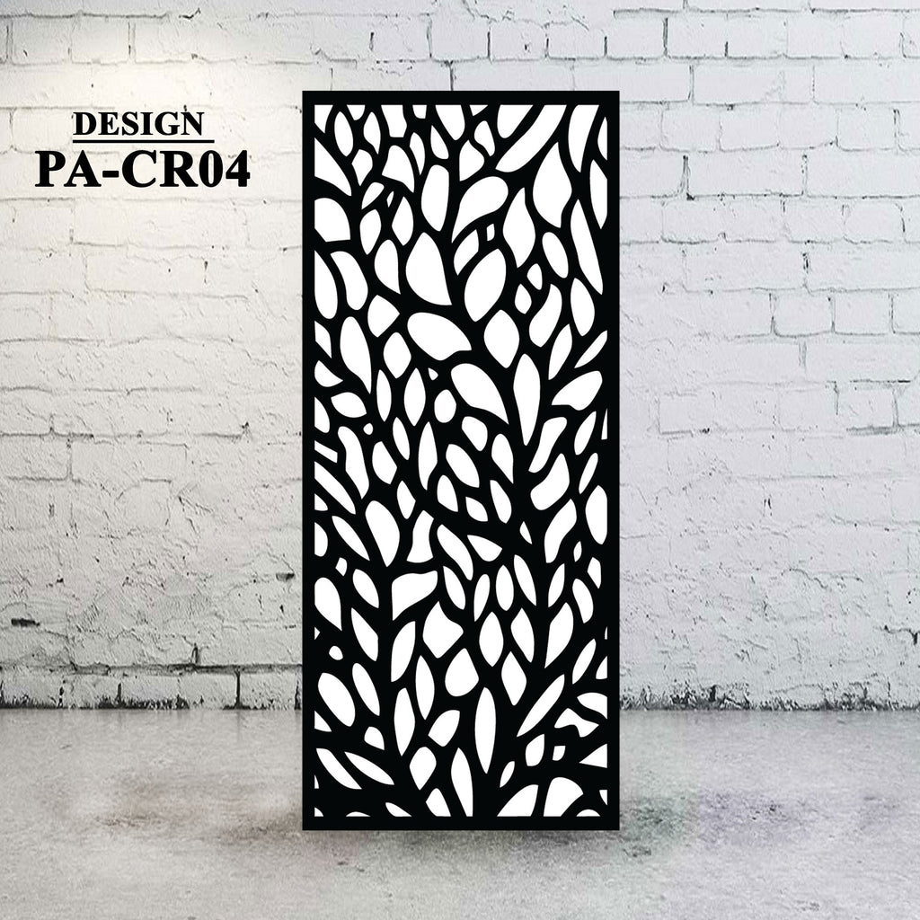 Metal Privacy Screen Decorative Circular Design - CR04