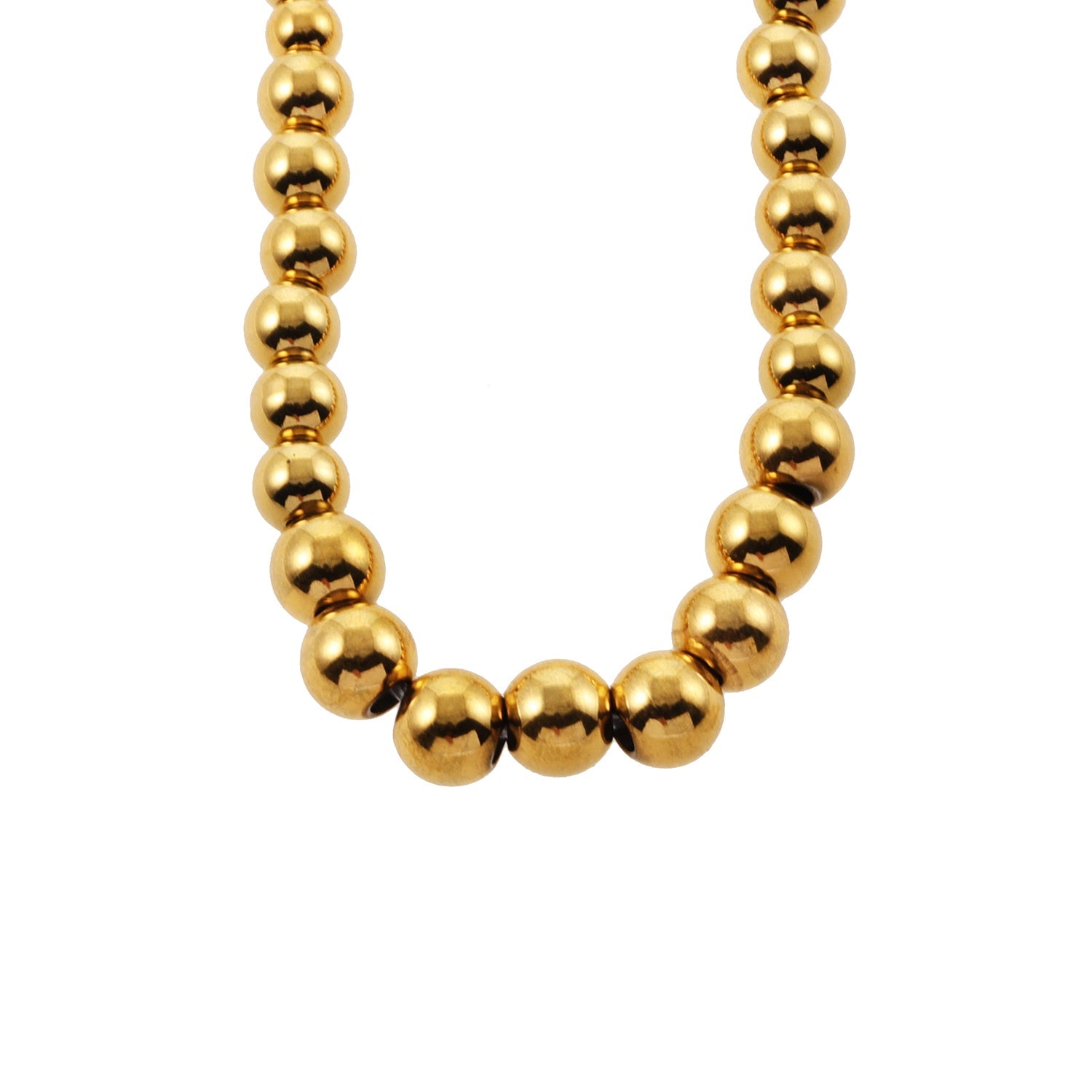 ELIF: Duo Sized Ball-Beads Chain Necklace