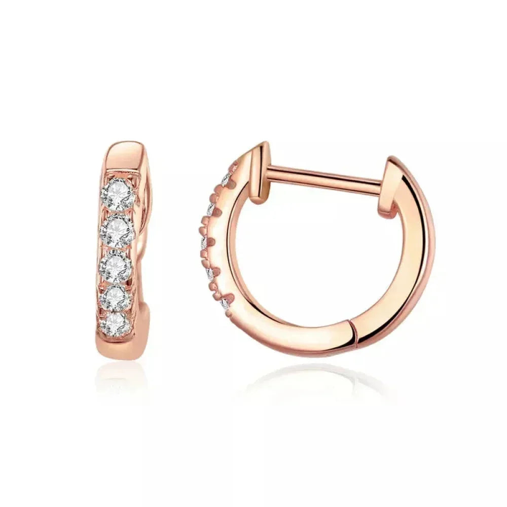 Stunning 925 Sterling Silver Small Hoop Earrings - Chic And Timeless