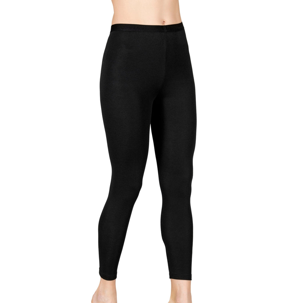 Women's Thermal Fleece-Lined Black Leggings – High-Waist Winter, Soft & Stretchy