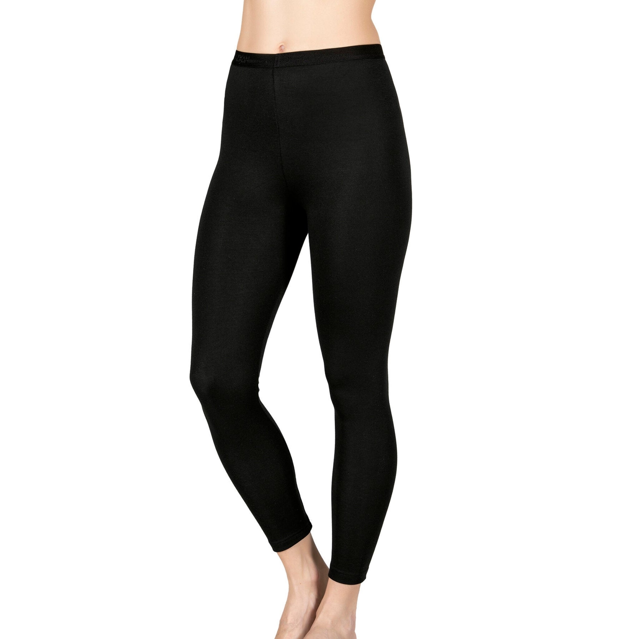 Women's Thermal Fleece-Lined Black Leggings – High-Waist Winter, Soft & Stretchy