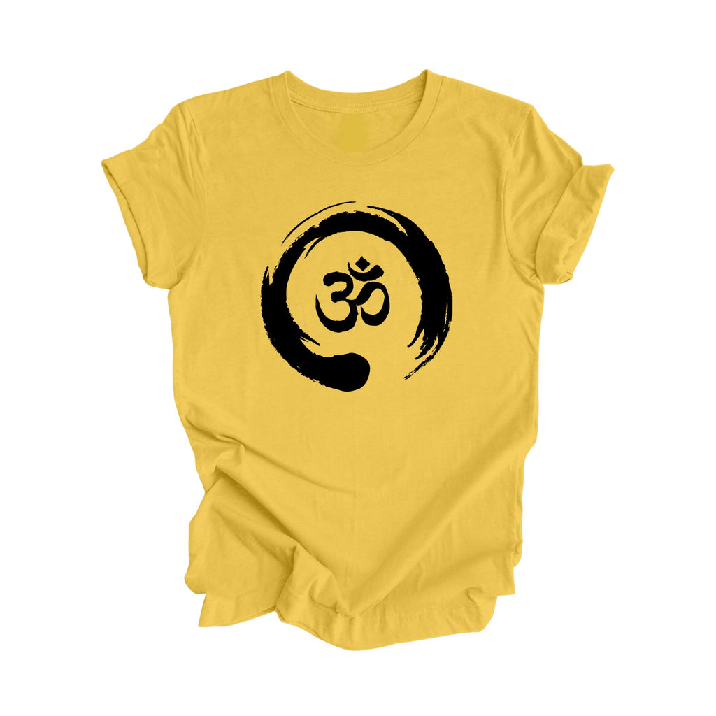Zen & Om - Yoga Gift, Meditation Shirt, Yoga T-shirt, Yoga Lover Gift, Yoga Teacher Shirt, Wellness Shirt, Self Care Shirt - Inspired X