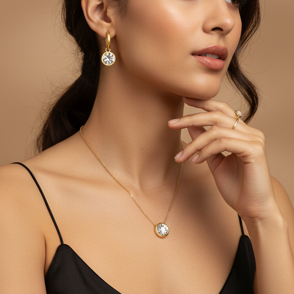 Radiant Pearl & Diamond Harmony Set